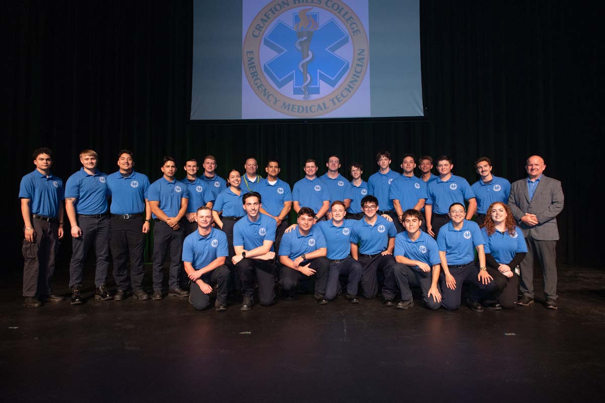 EMT grads are celebrated at graduation ceremony.