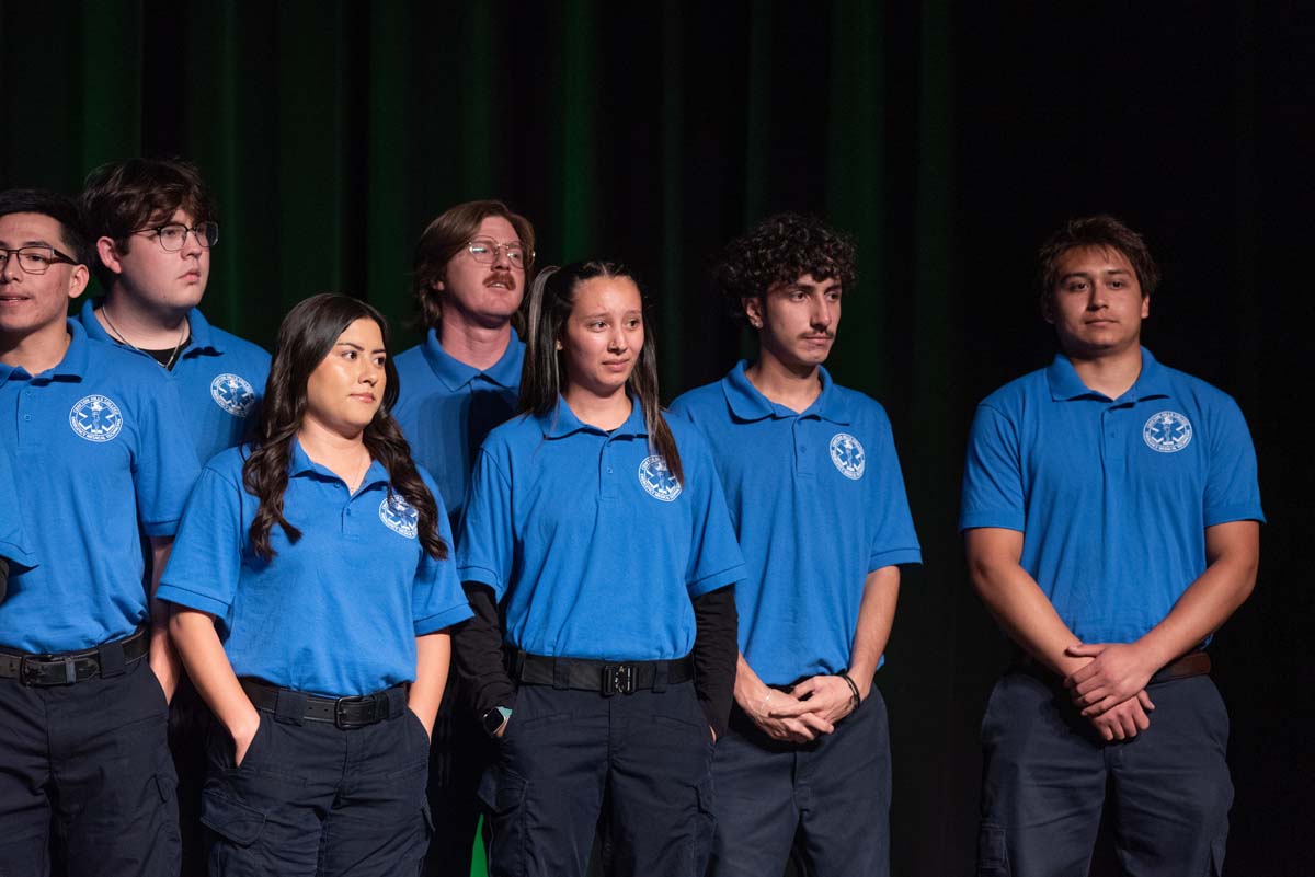 EMT grads are celebrated at graduation ceremony.