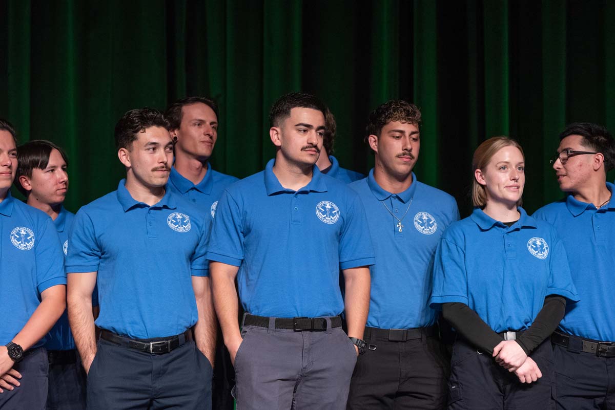 EMT grads are celebrated at graduation ceremony.