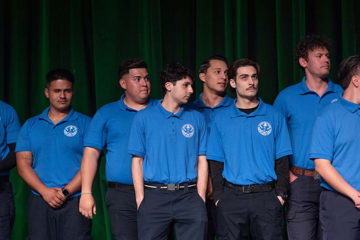 EMT grads are celebrated at graduation ceremony.