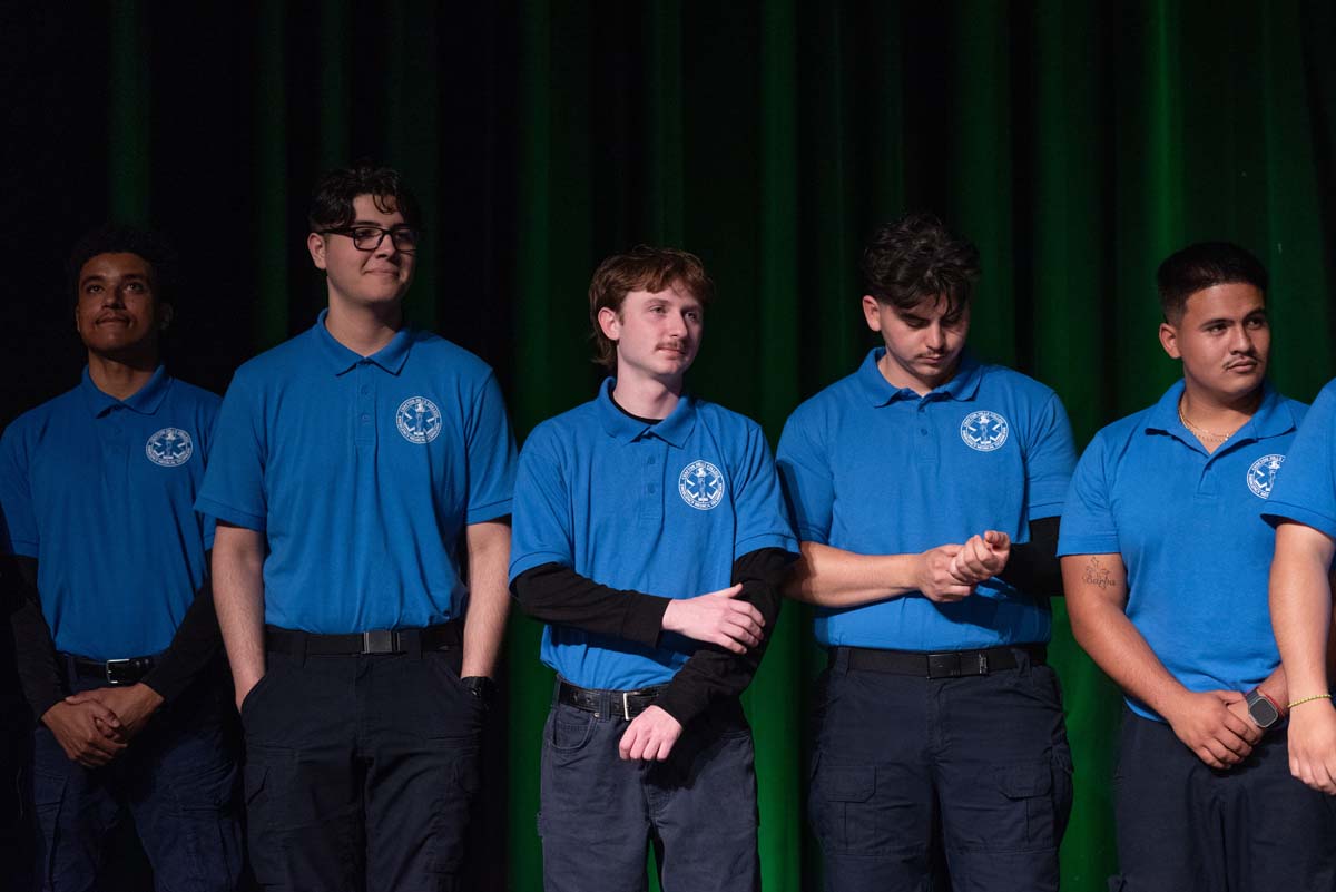 EMT grads are celebrated at graduation ceremony.
