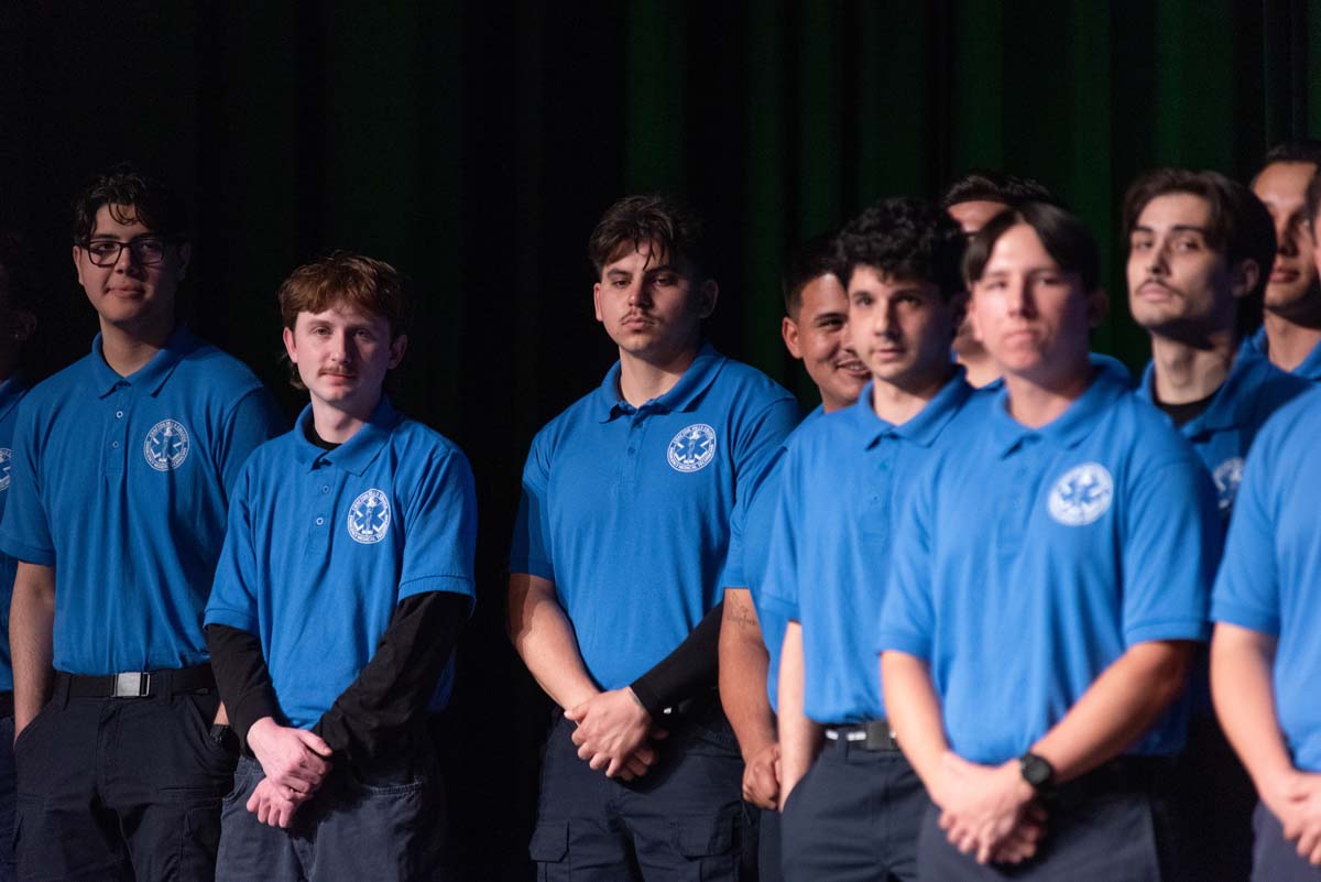 EMT grads are celebrated at graduation ceremony.