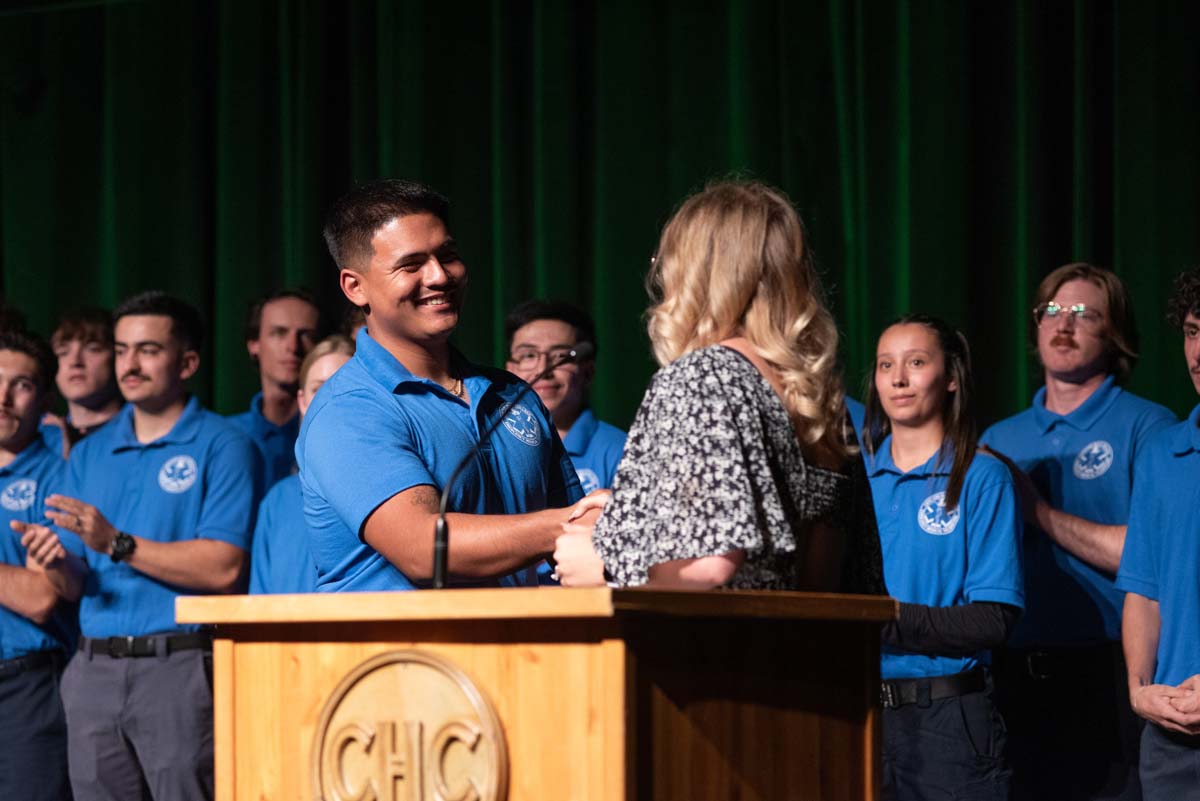 EMT grads are celebrated at graduation ceremony.
