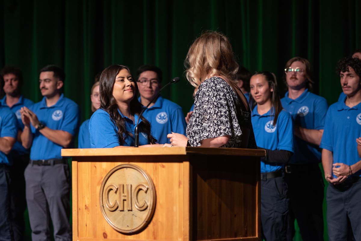 EMT grads are celebrated at graduation ceremony.