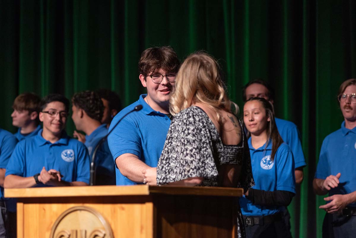 EMT grads are celebrated at graduation ceremony.