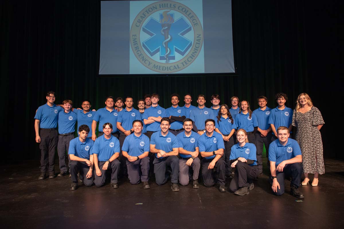 EMT grads are celebrated at graduation ceremony.