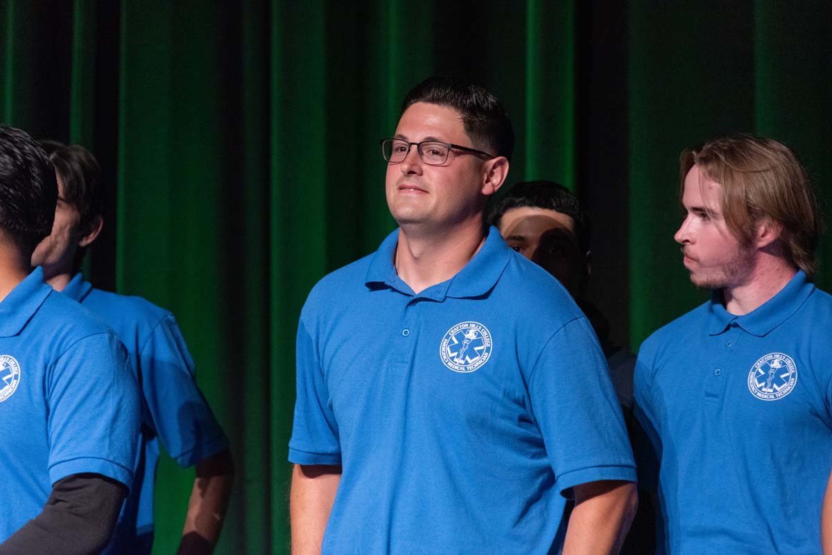 EMT grads are celebrated at graduation ceremony.