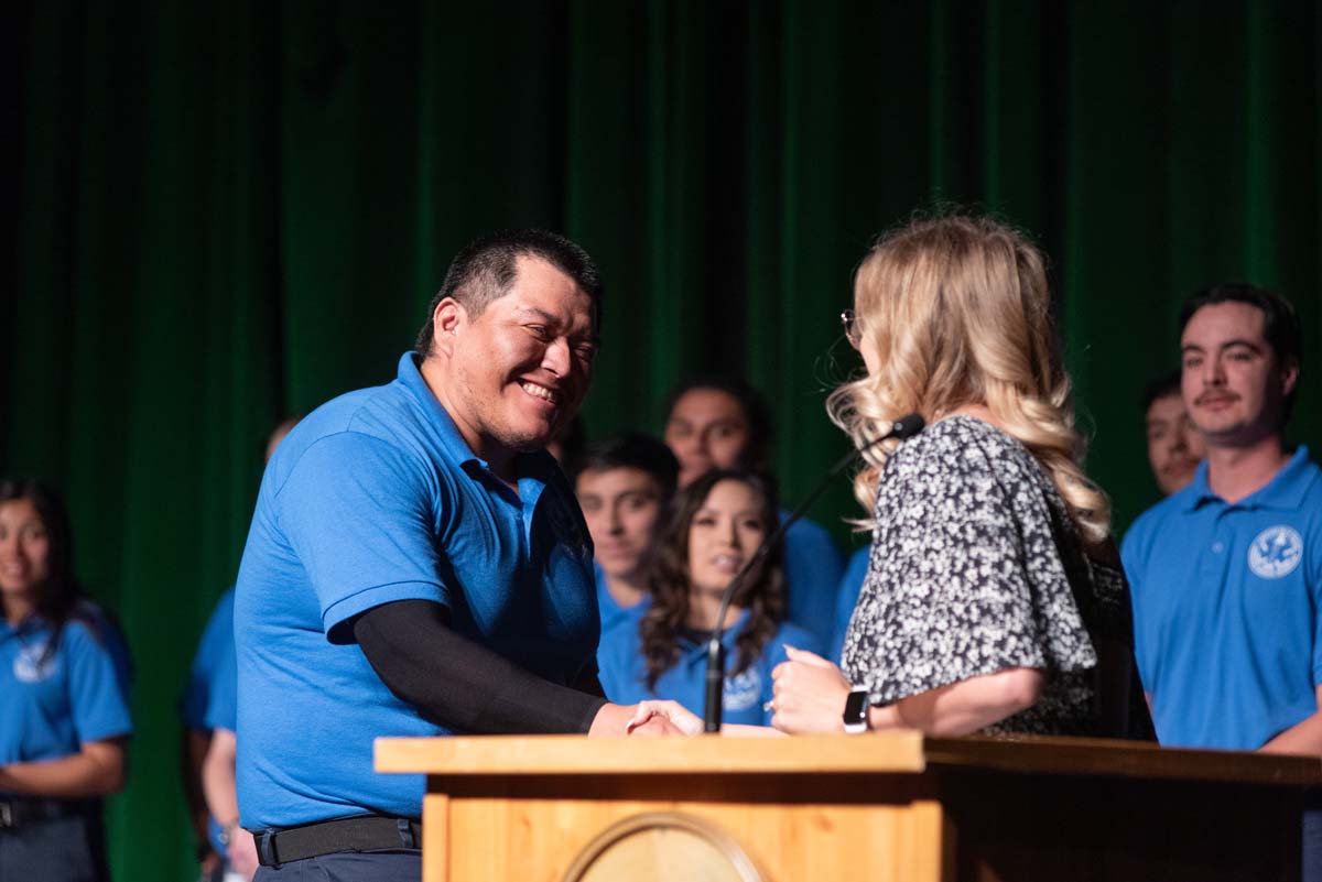 EMT grads are celebrated at graduation ceremony.