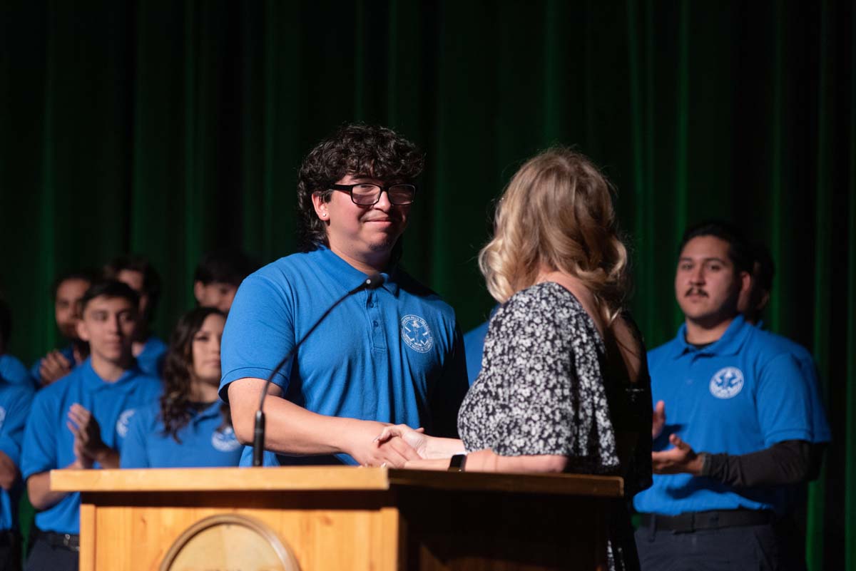 EMT grads are celebrated at graduation ceremony.