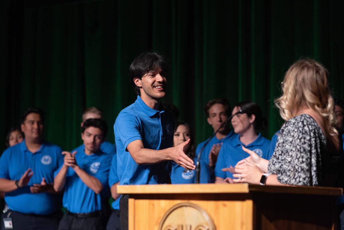 EMT grads are celebrated at graduation ceremony.