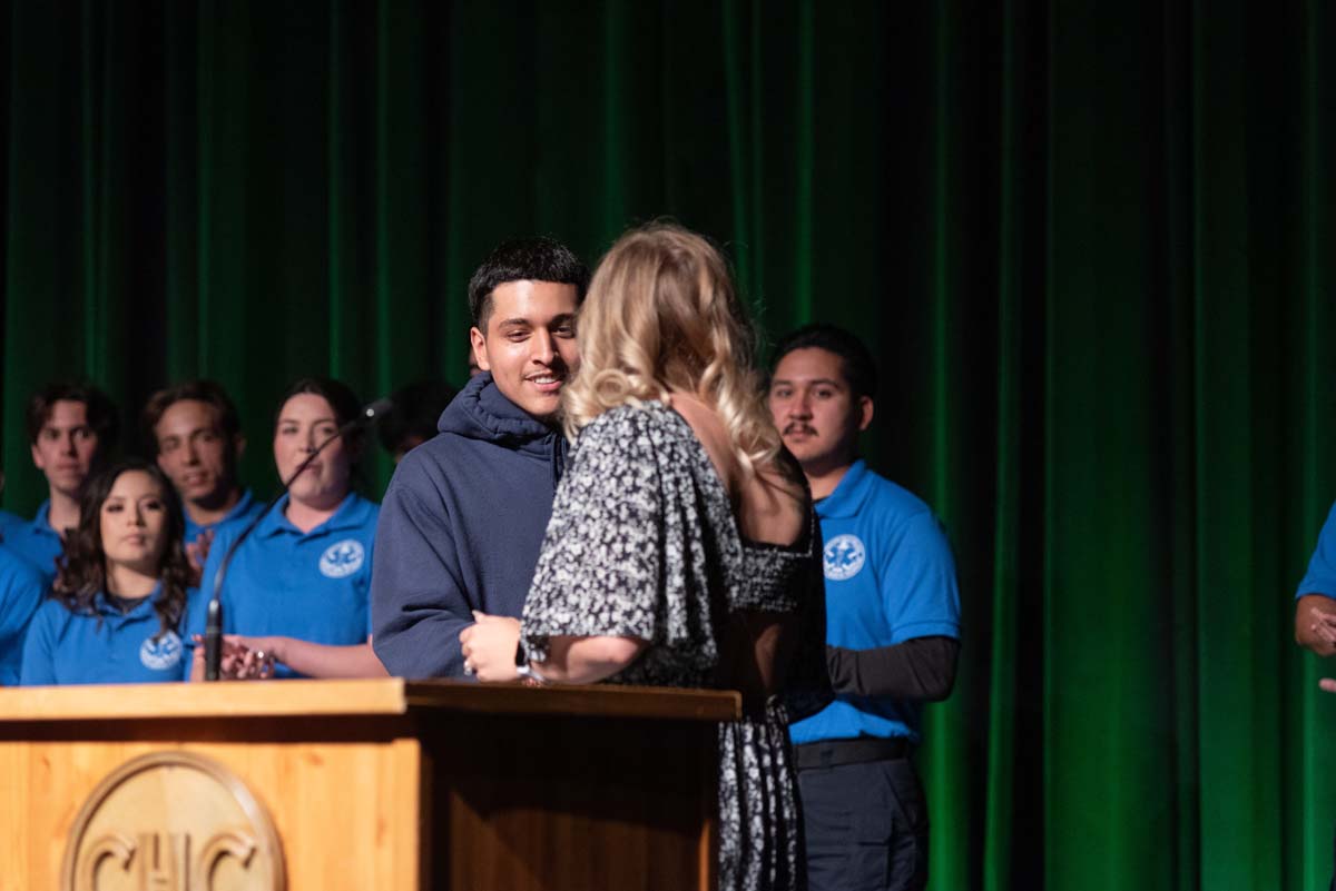 EMT grads are celebrated at graduation ceremony.