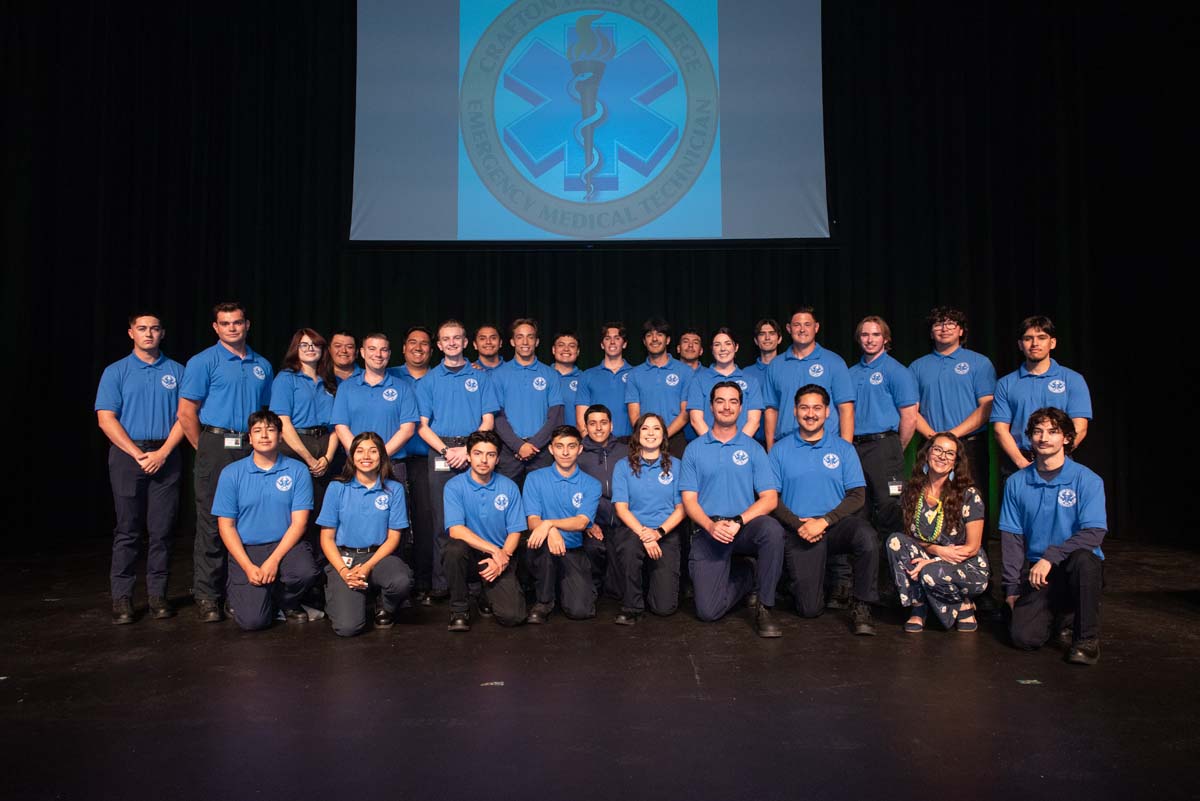 EMT grads are celebrated at graduation ceremony.