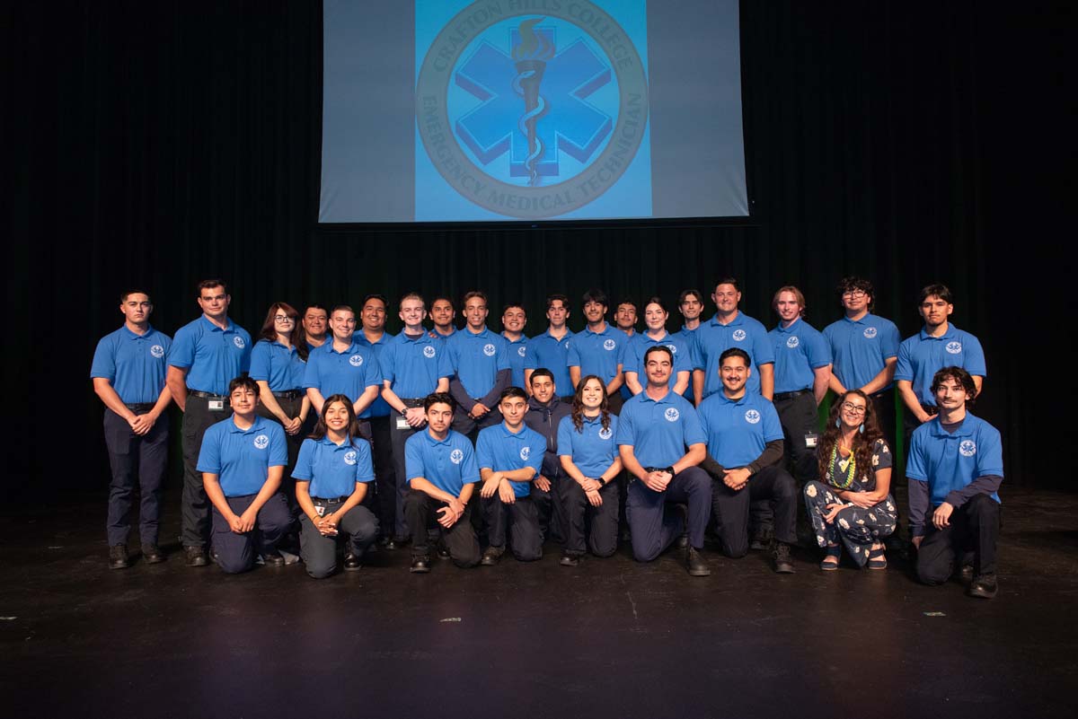 EMT grads are celebrated at graduation ceremony.