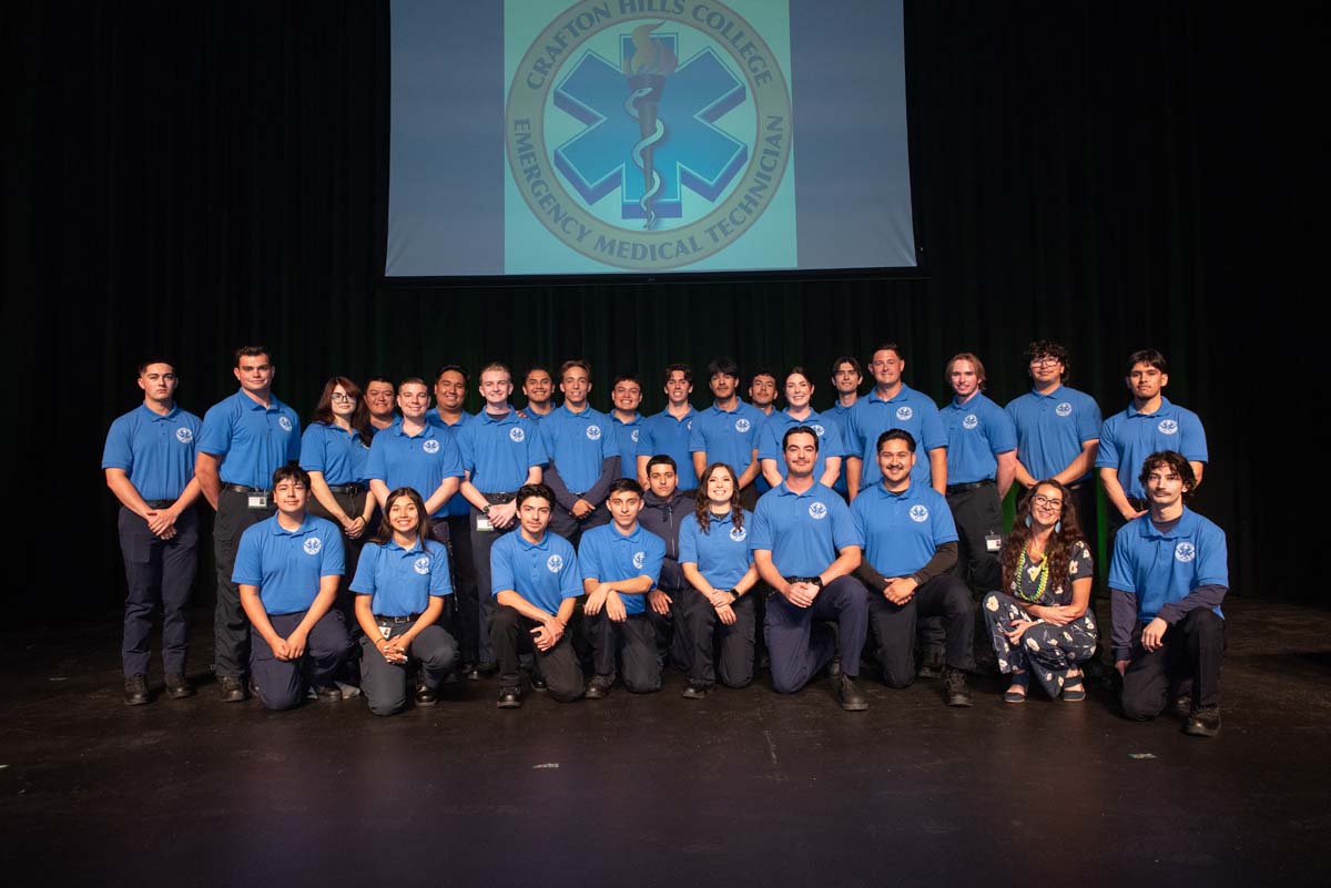 EMT grads are celebrated at graduation ceremony.