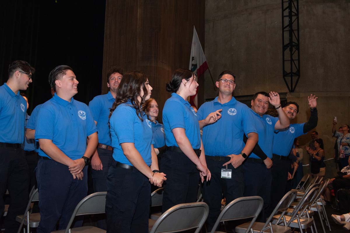 EMT grads are celebrated at graduation ceremony.
