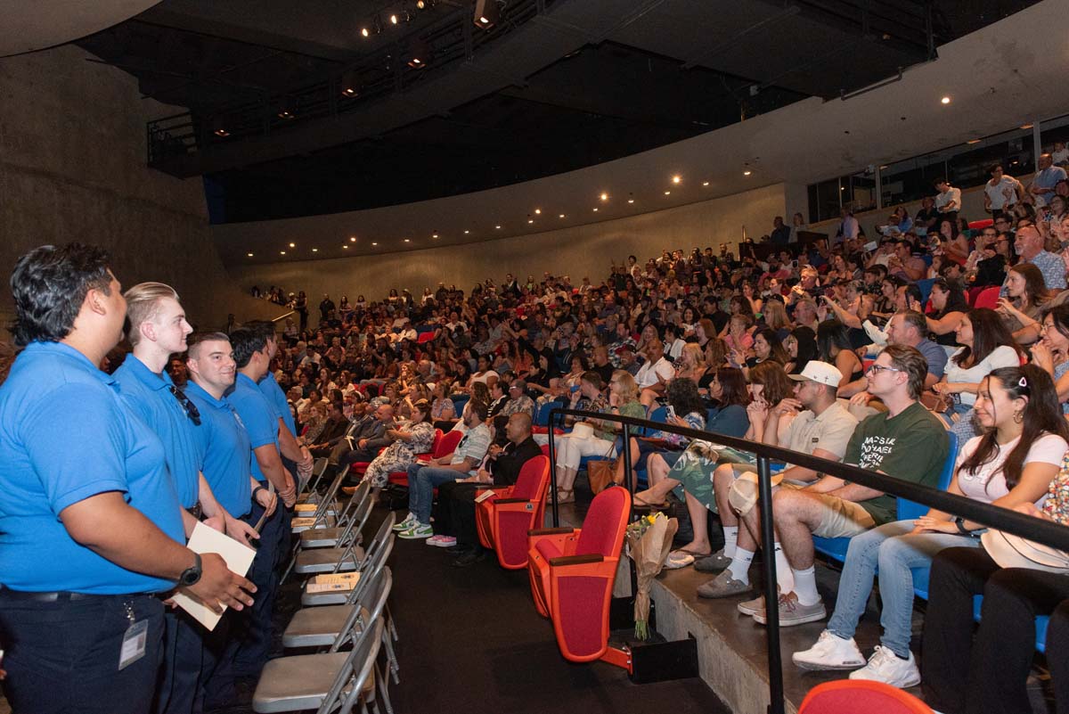 EMT grads are celebrated at graduation ceremony.