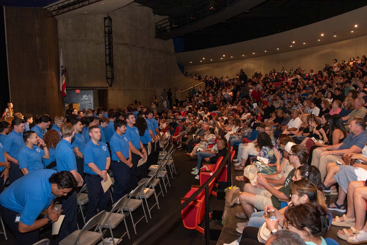 EMT grads are celebrated at graduation ceremony.