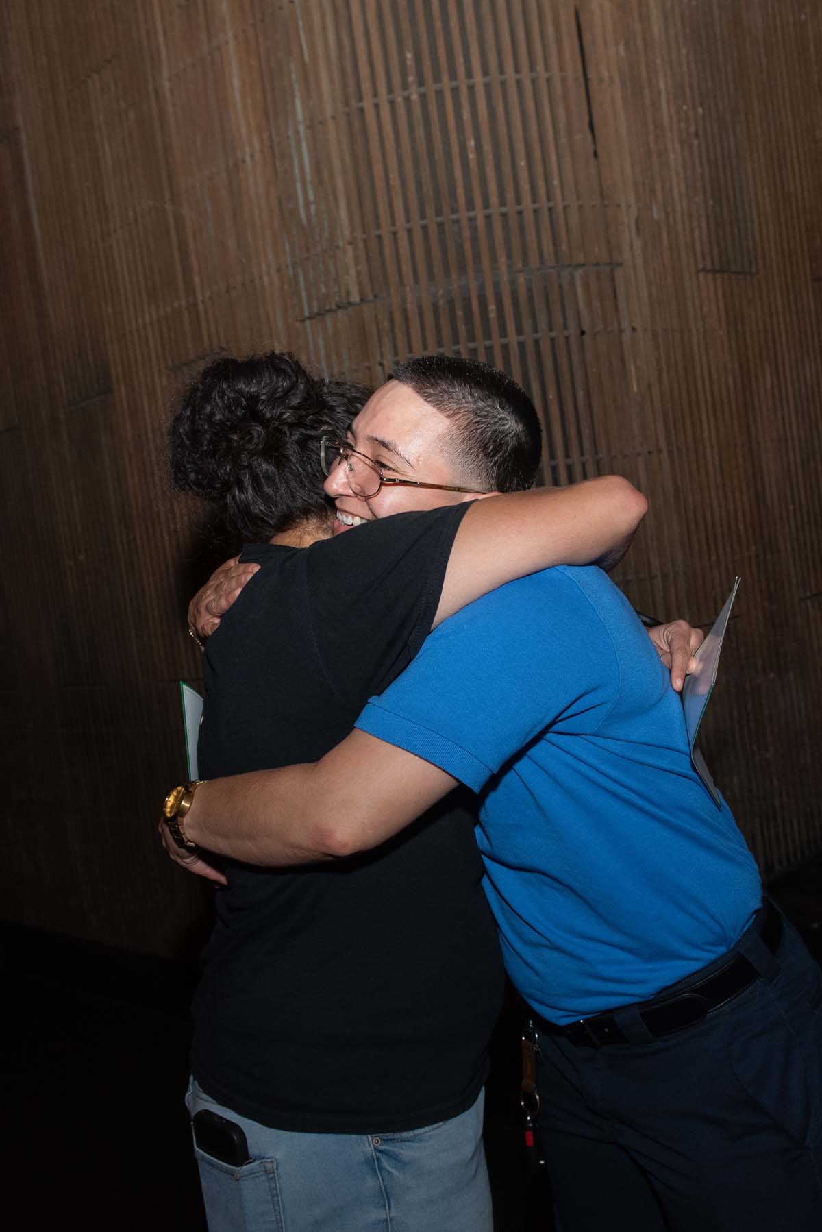 EMT grads are celebrated at graduation ceremony.