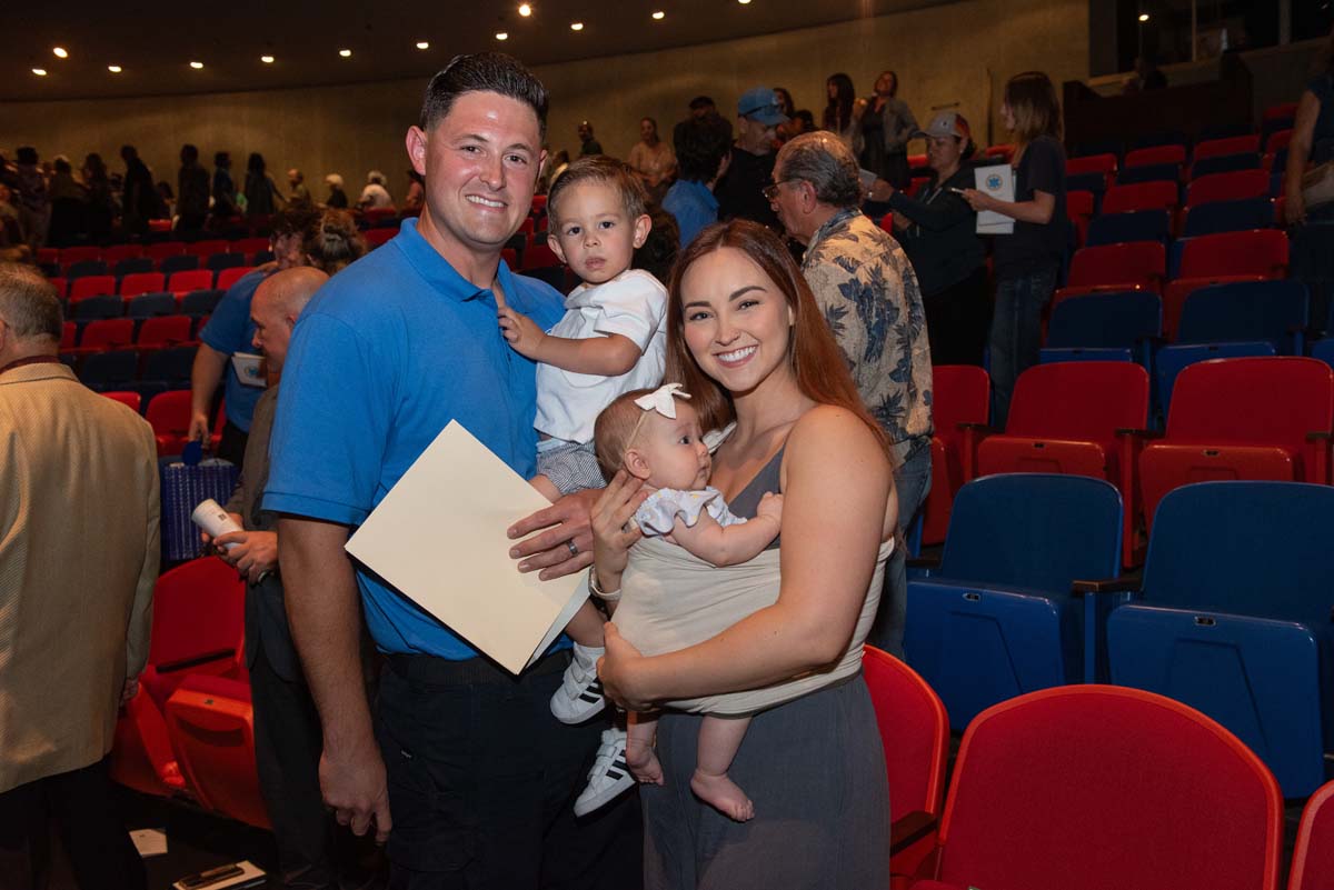 EMT grads are celebrated at graduation ceremony.