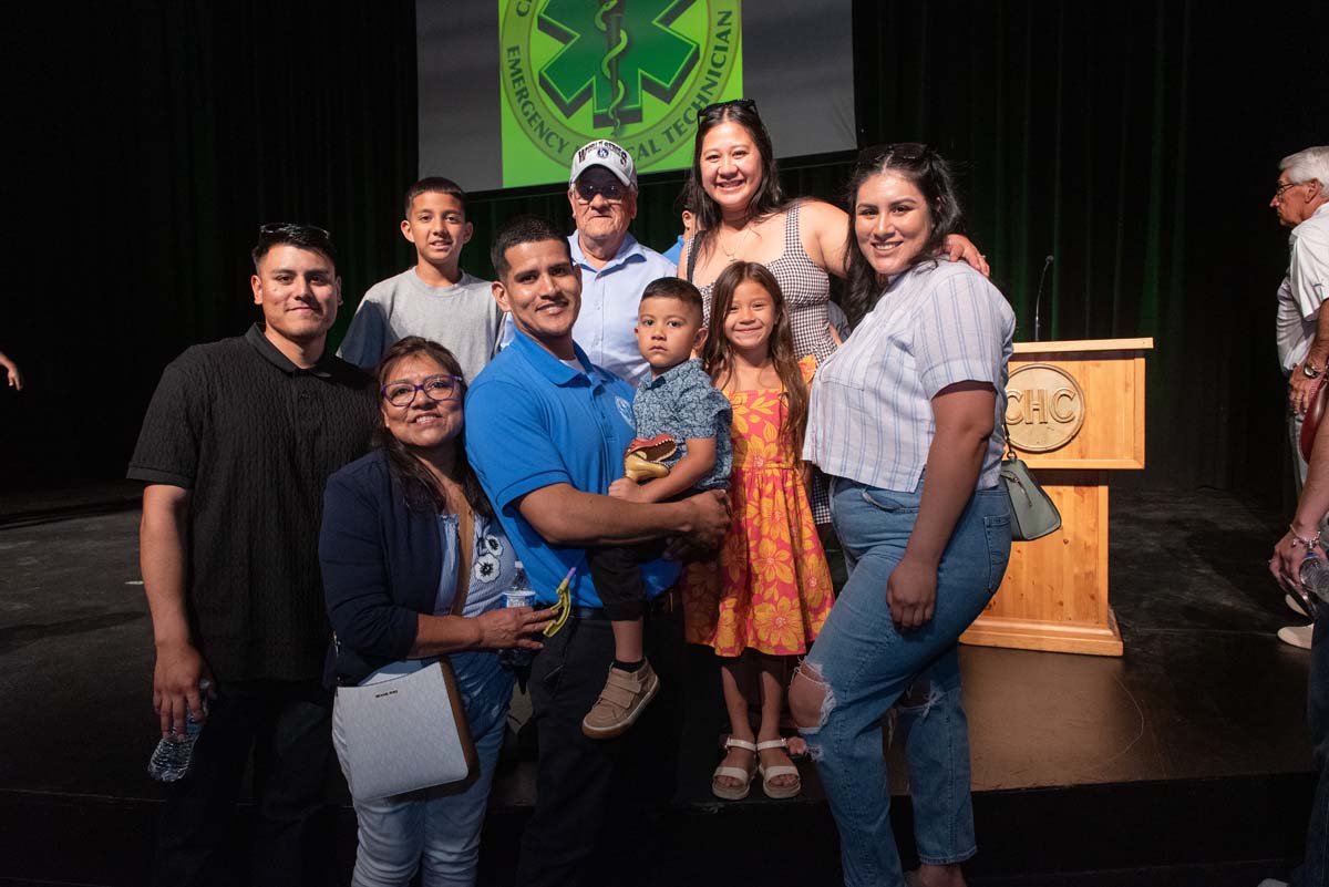 EMT grads are celebrated at graduation ceremony.