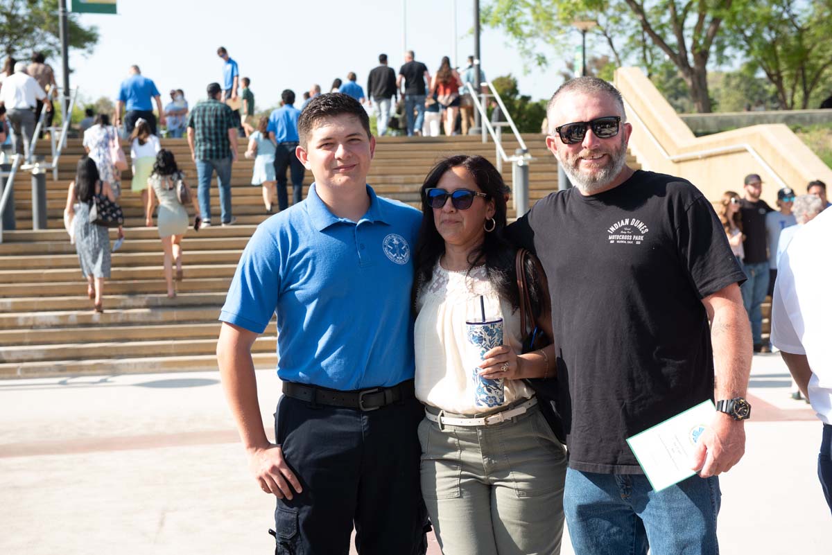 EMT grads are celebrated at graduation ceremony.
