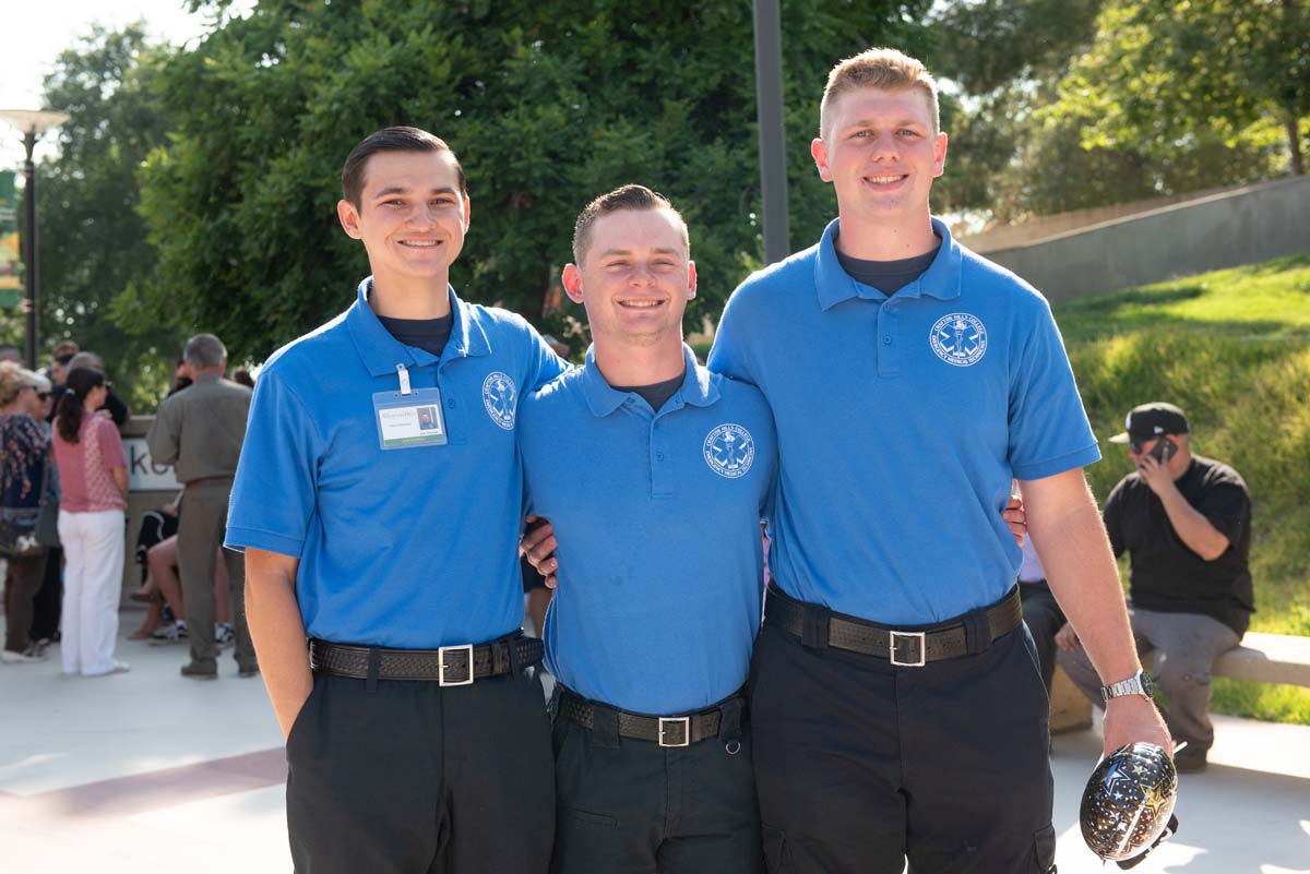 EMT grads are celebrated at graduation ceremony.