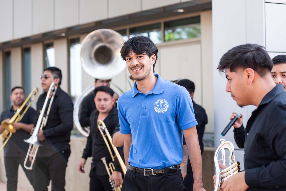 EMT grads are celebrated at graduation ceremony.