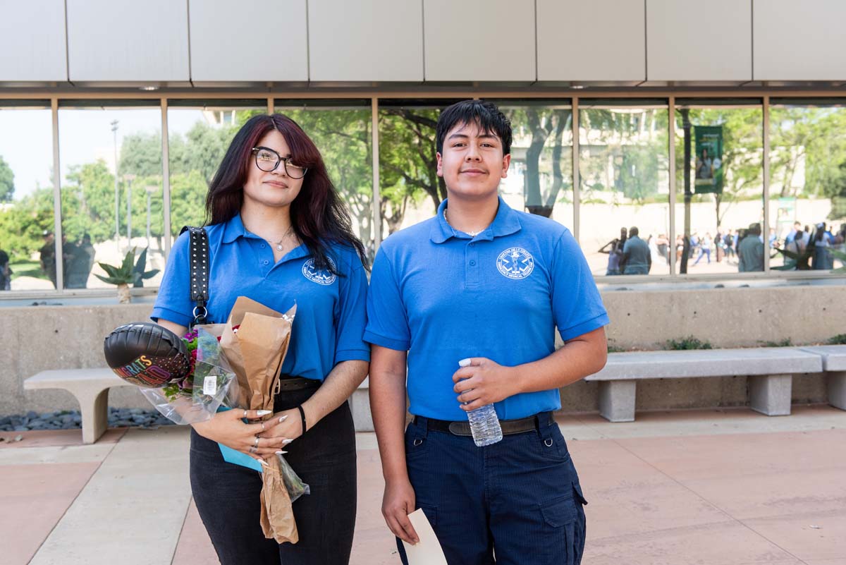 EMT grads are celebrated at graduation ceremony.