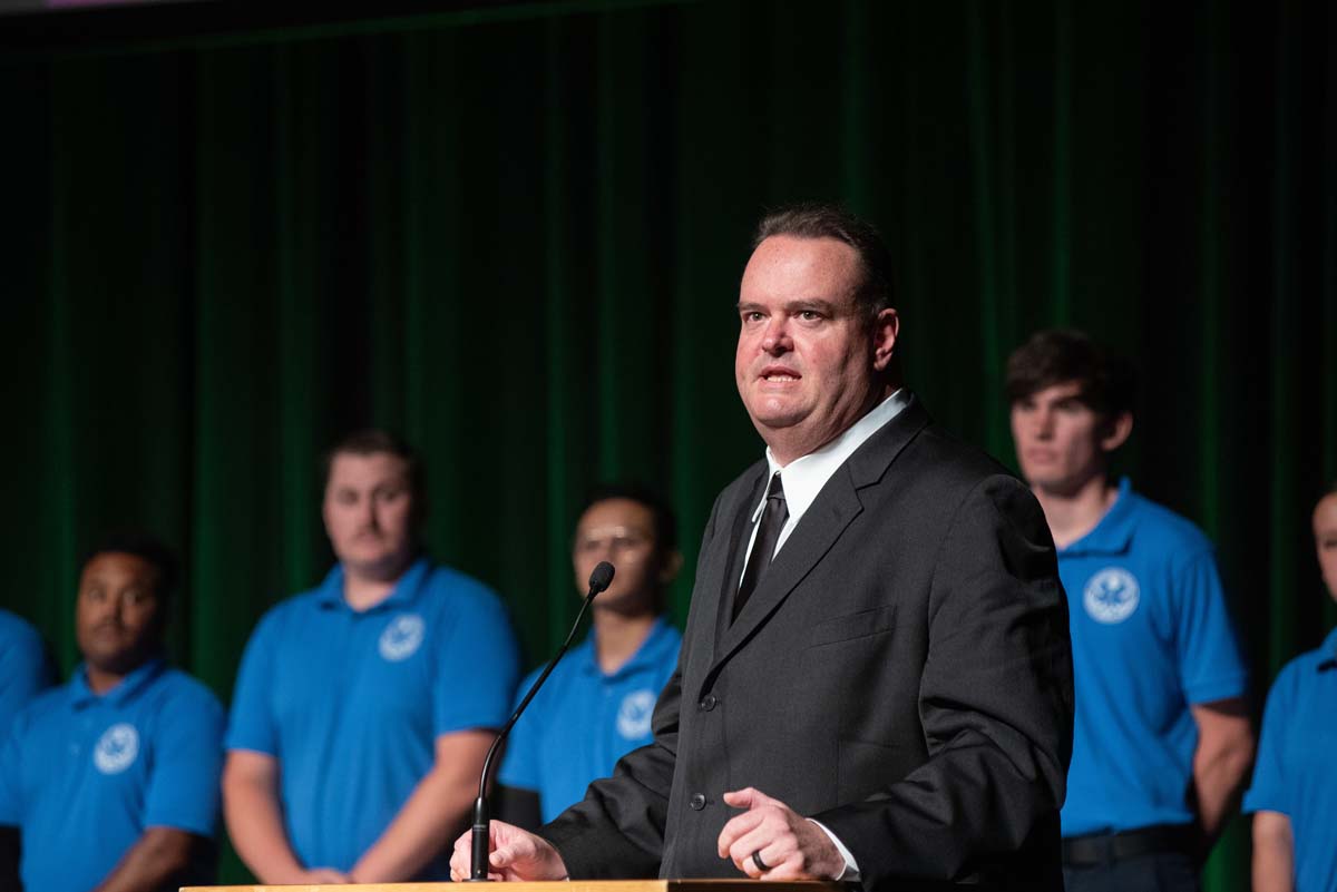 Crafton Hills College celebrate newest EMTS at graduation ceremony.