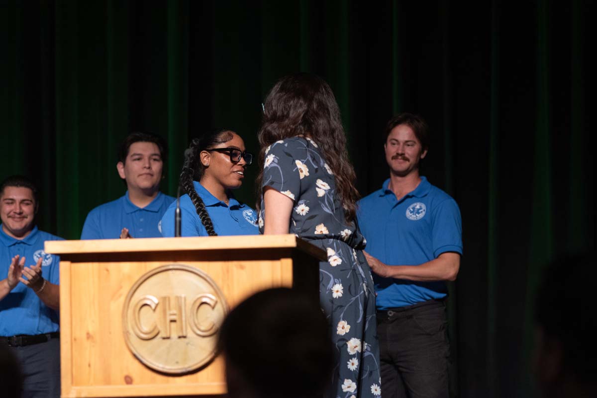 Crafton Hills College celebrate newest EMTS at graduation ceremony.