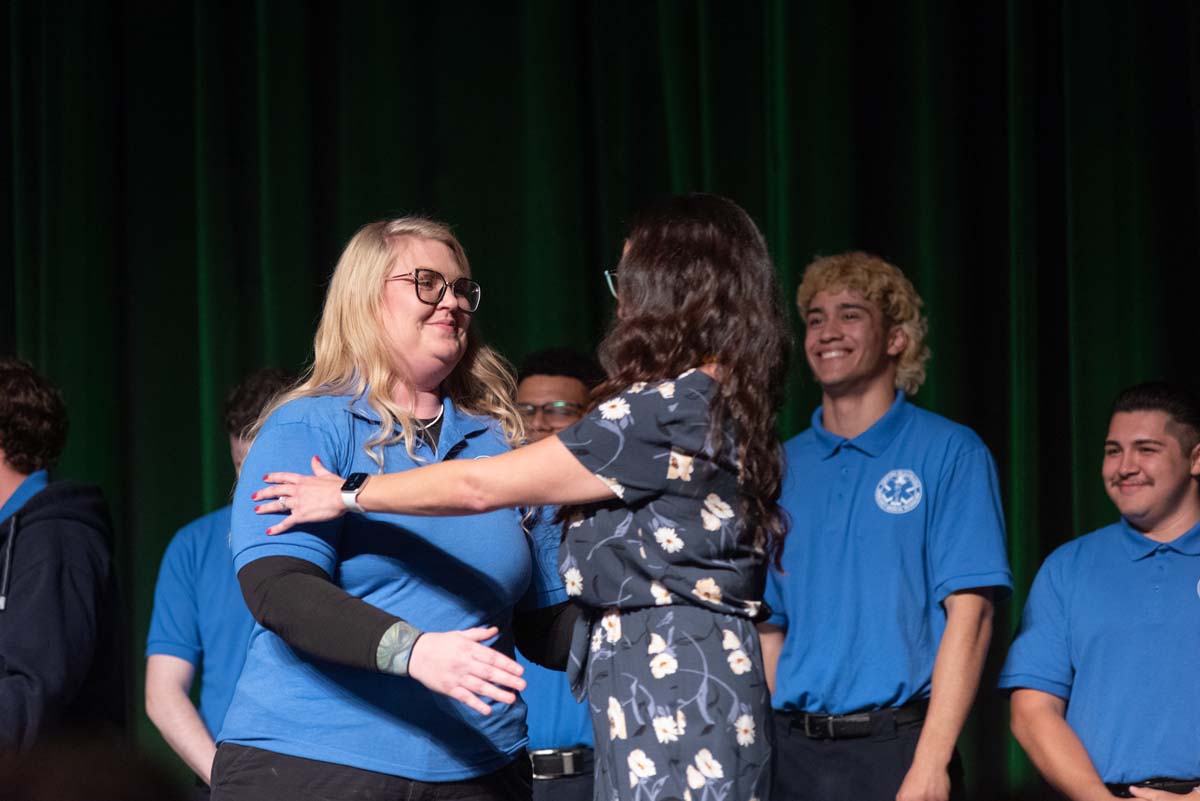 Crafton Hills College celebrate newest EMTS at graduation ceremony.