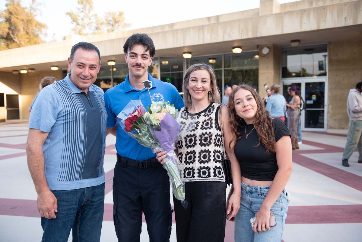 Crafton Hills College celebrate newest EMTS at graduation ceremony.