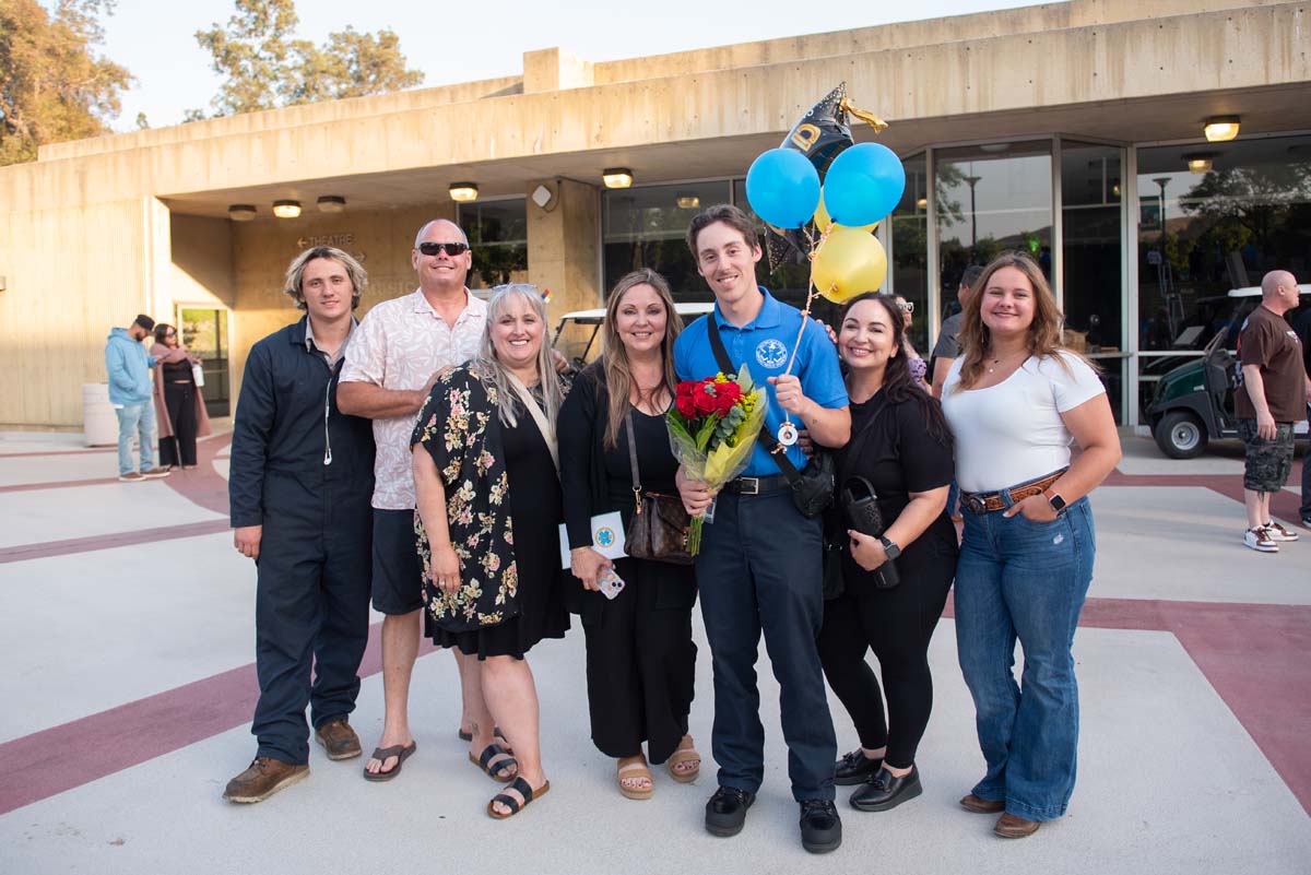 Crafton Hills College celebrate newest EMTS at graduation ceremony.