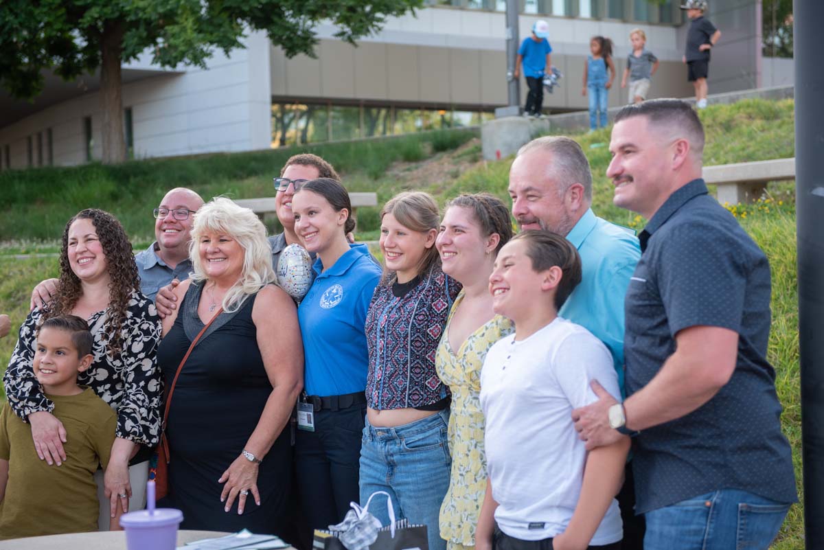Crafton Hills College celebrate newest EMTS at graduation ceremony.