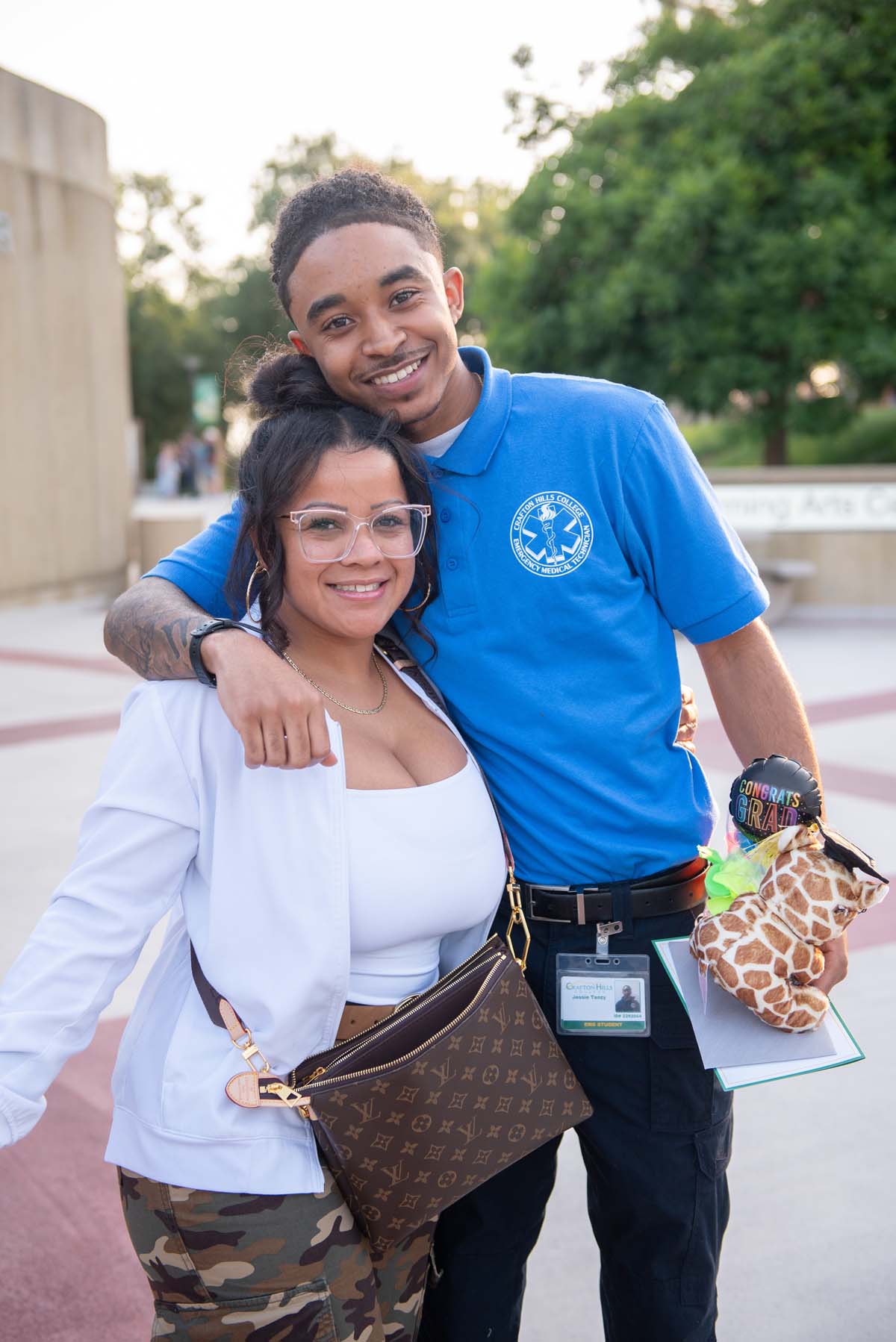 Crafton Hills College celebrate newest EMTS at graduation ceremony.