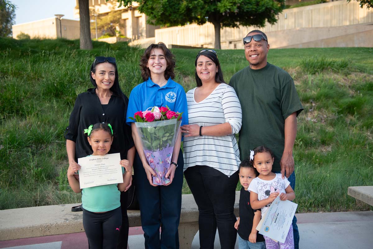 Crafton Hills College celebrate newest EMTS at graduation ceremony.