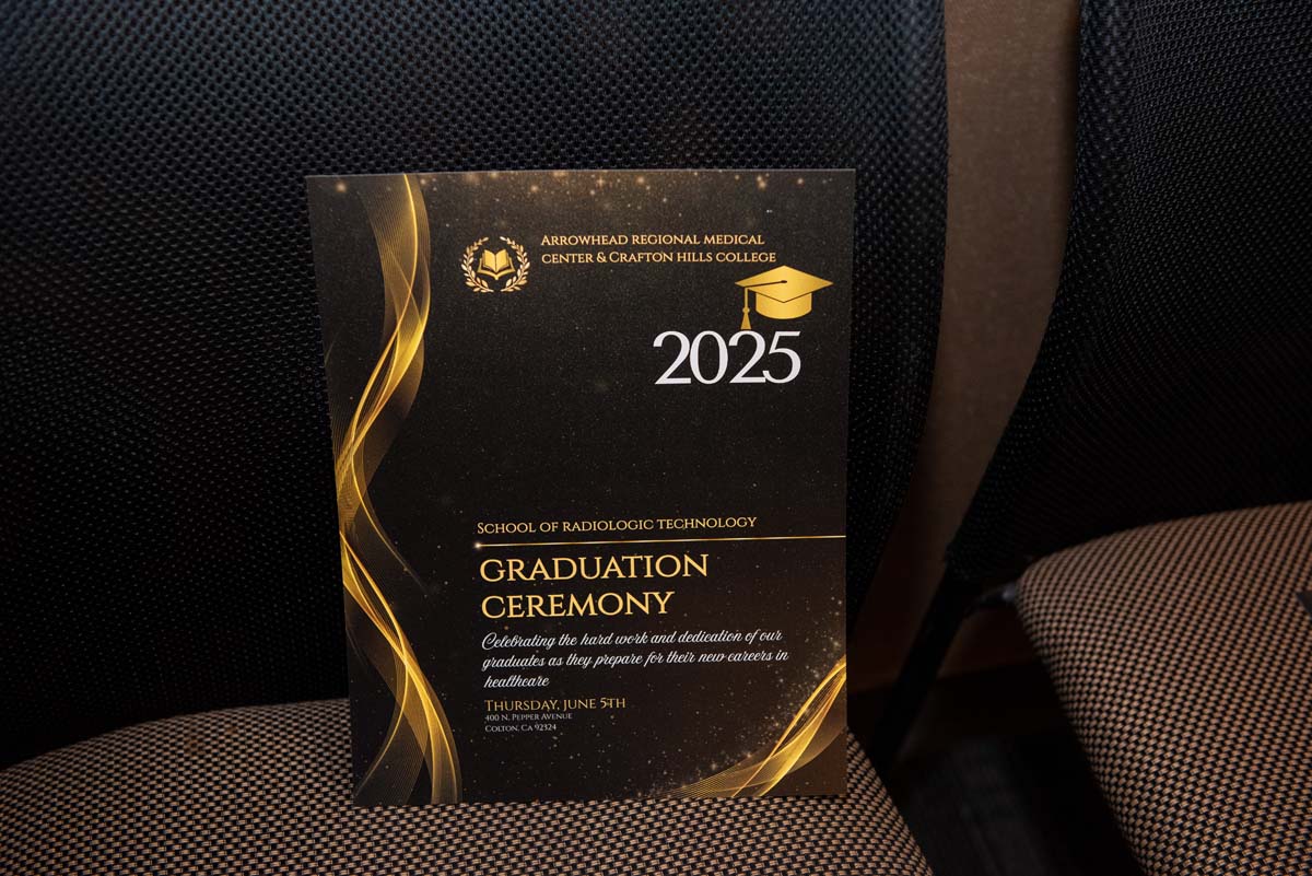 Students attend radiologic technology graduation at ARMC.