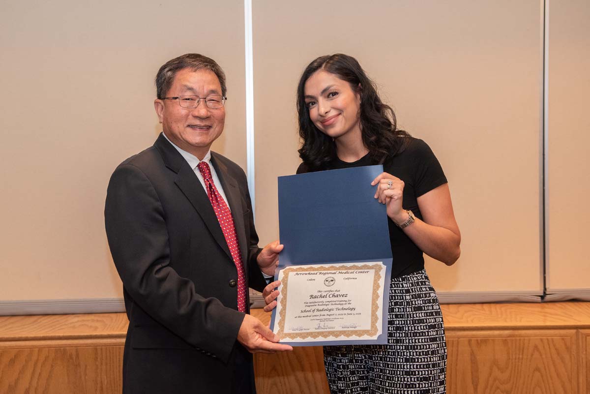Students attend radiologic technology graduation at ARMC.