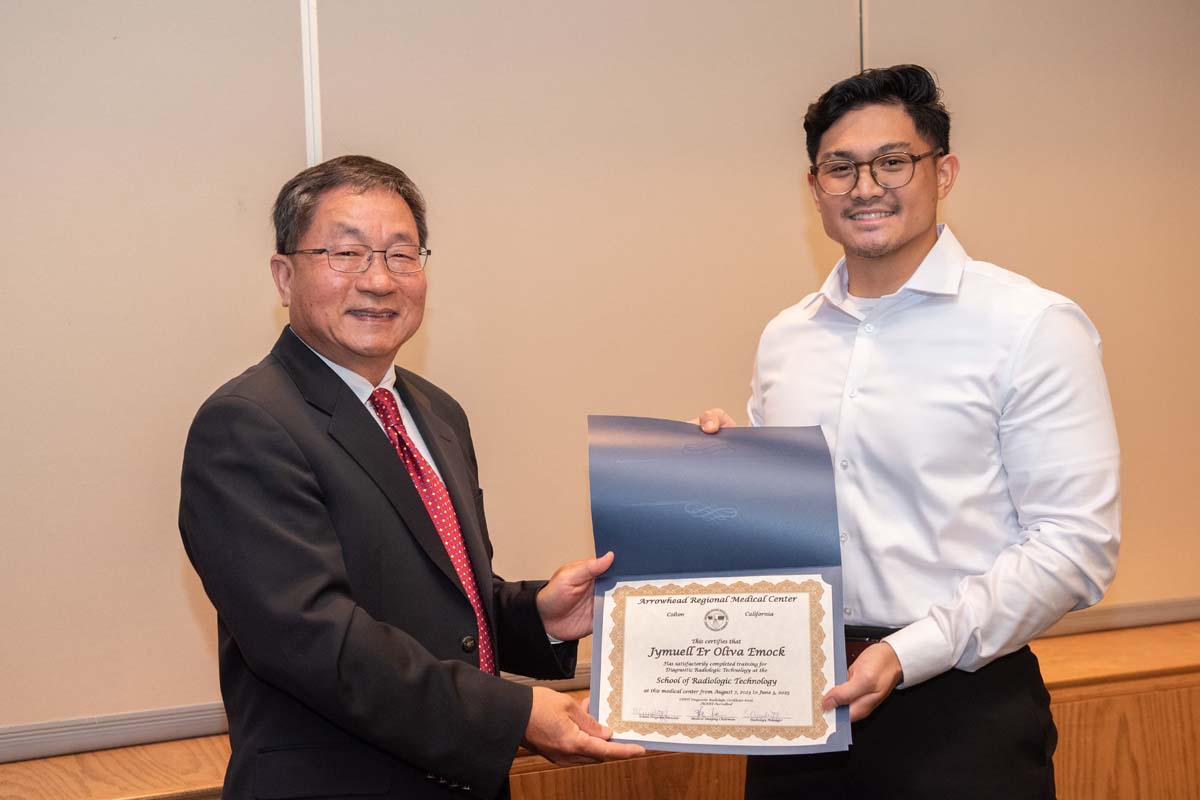 Students attend radiologic technology graduation at ARMC.