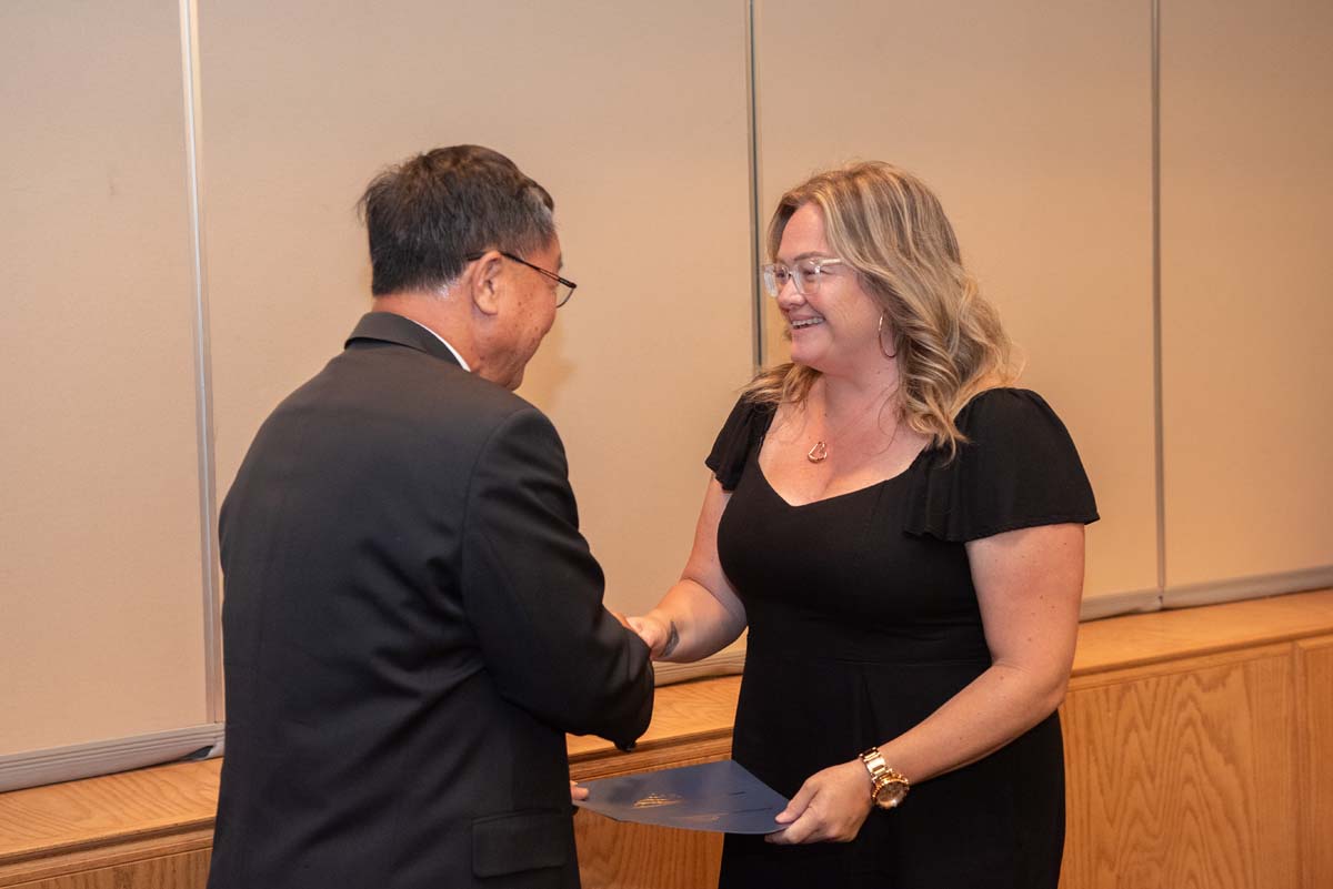 Students attend radiologic technology graduation at ARMC.