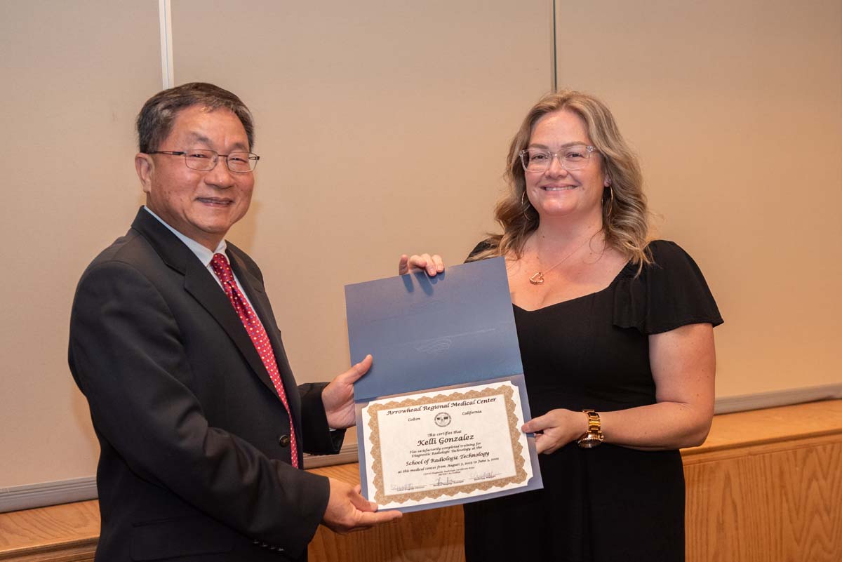 Students attend radiologic technology graduation at ARMC.