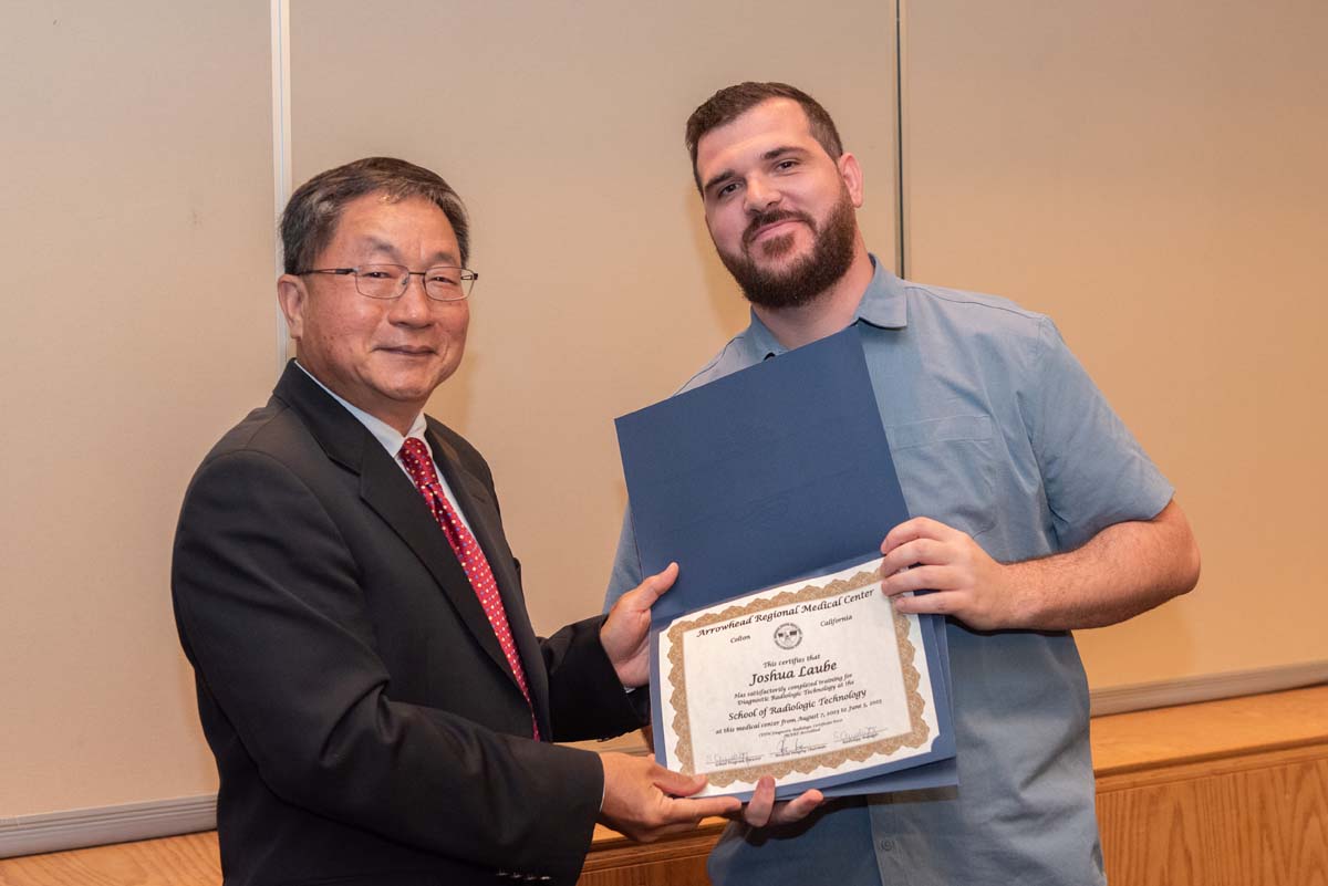 Students attend radiologic technology graduation at ARMC.
