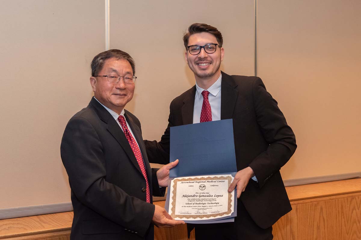 Students attend radiologic technology graduation at ARMC.