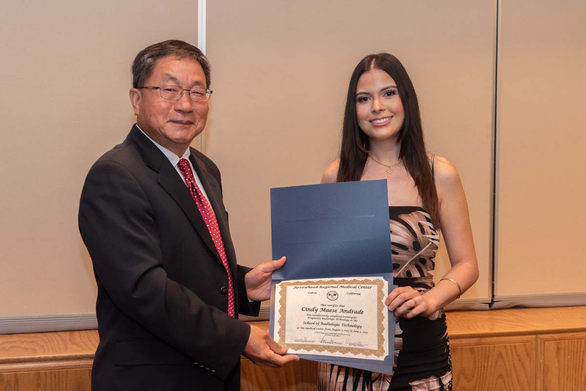 Students attend radiologic technology graduation at ARMC.