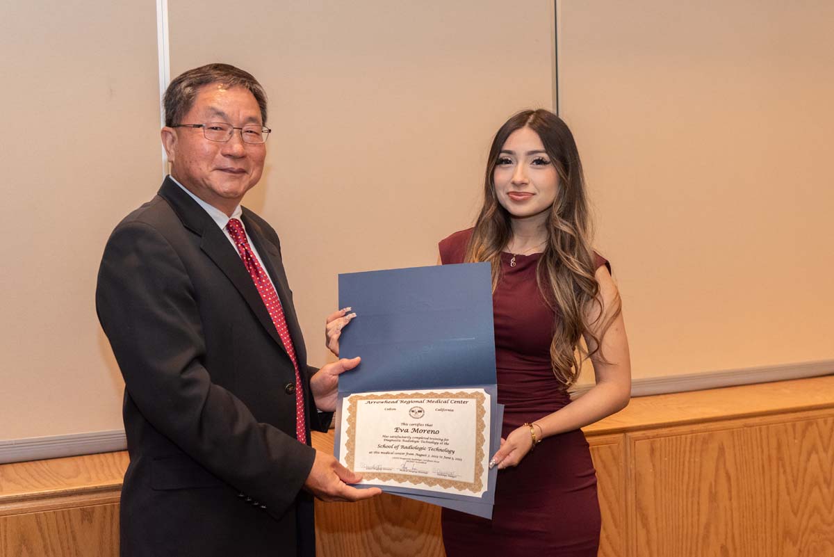 Students attend radiologic technology graduation at ARMC.