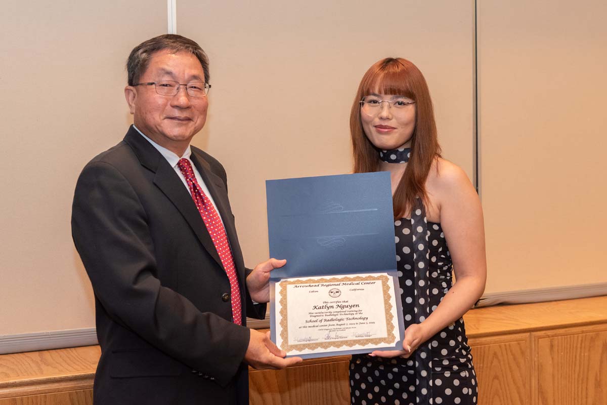 Students attend radiologic technology graduation at ARMC.