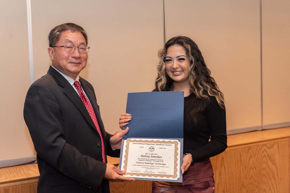 Students attend radiologic technology graduation at ARMC.