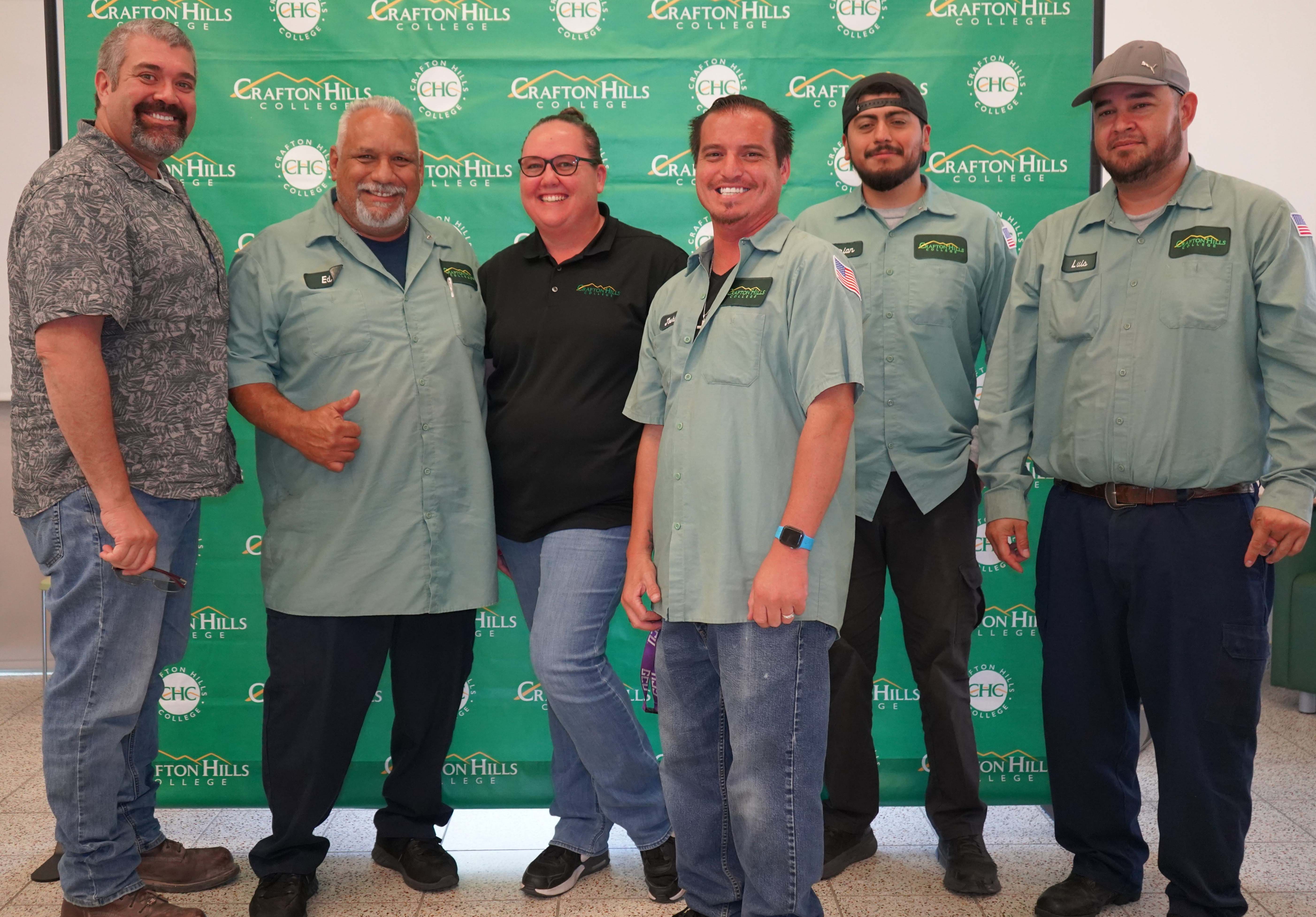 Employess attend a luncheon presented by CHC administrators.