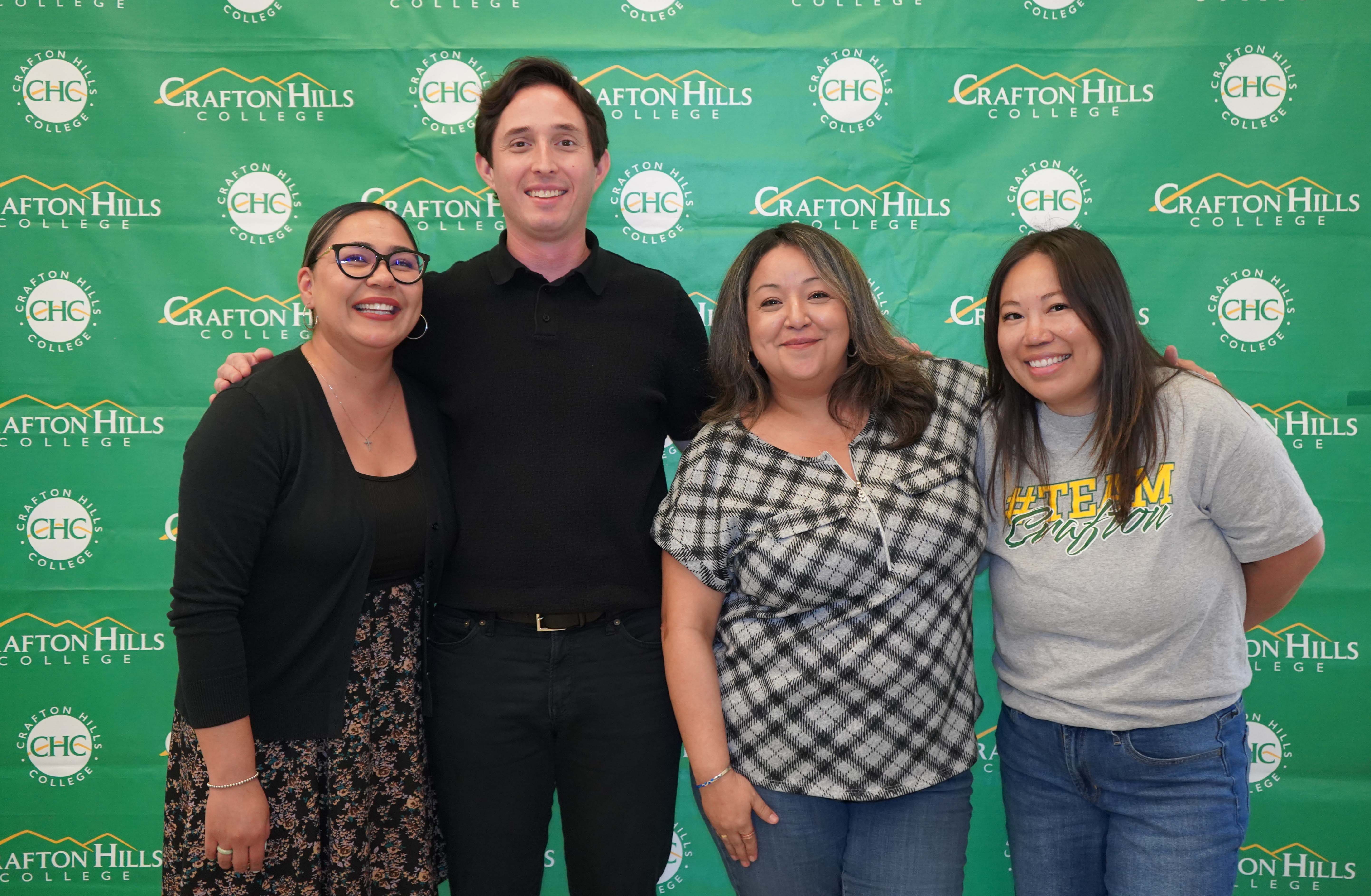 Employess attend a luncheon presented by CHC administrators.