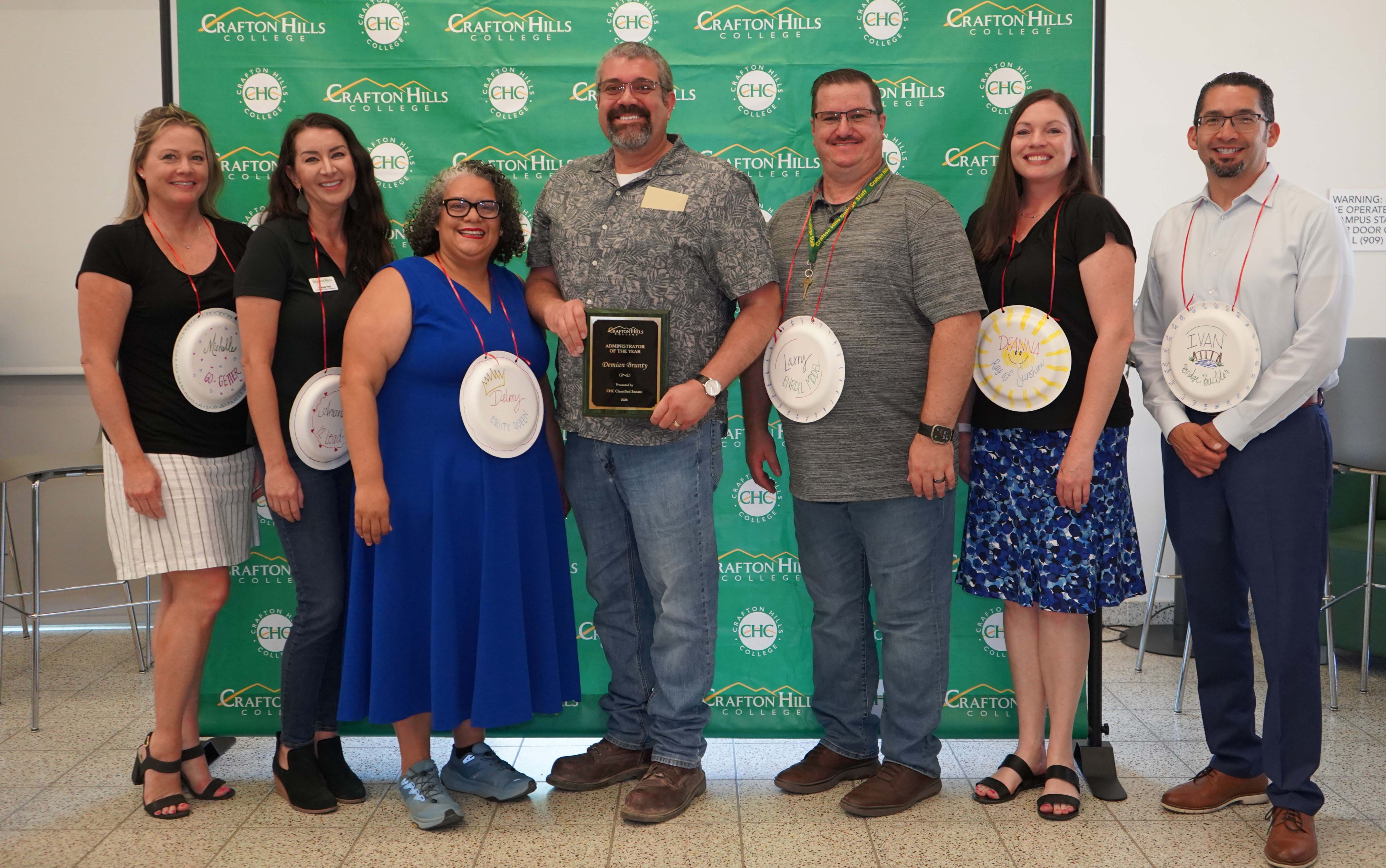 Employess attend a luncheon presented by CHC administrators.